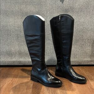 Vince Camuto Black Alfella Riding Style Boot